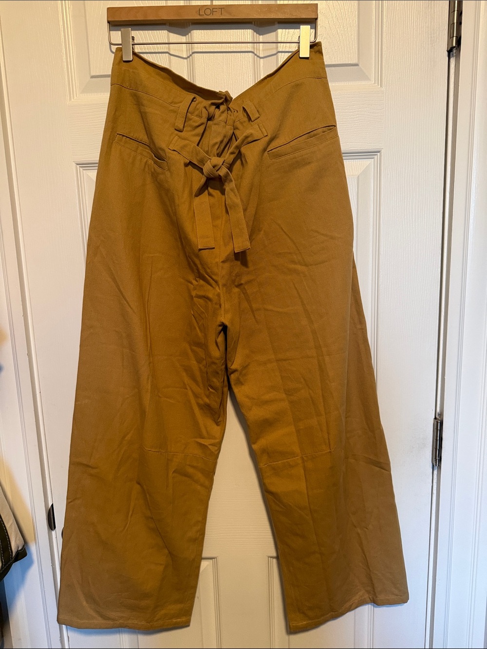 NWT Chan Luu Cotton Barrel Pant Khakhi Size 2 / Medium